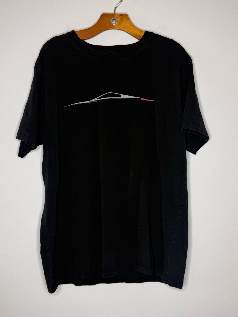 Tesla men’s cyber truck horizon graphic tee black size XL
